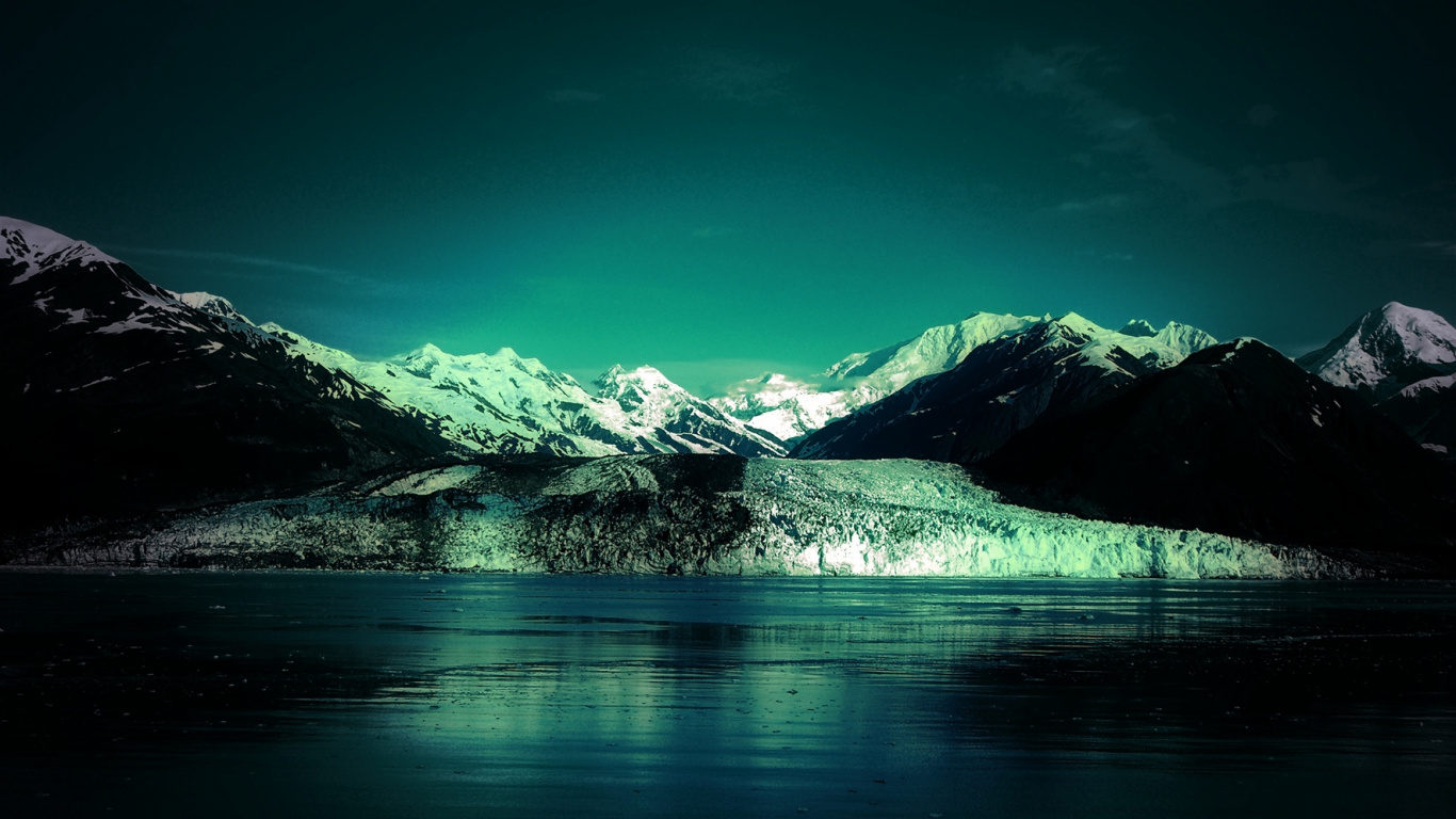 Обои природа, гора, горный рельеф, природный ландшафт, вода в разрешении 1366x768