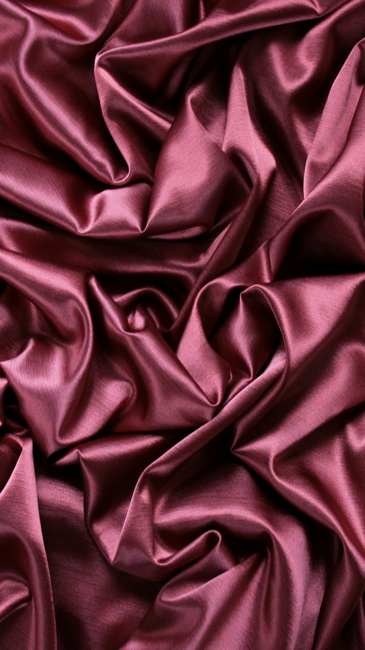 Обои атласный, ткань, шелк, розовый, пурпурный цвет в разрешении 750x1334