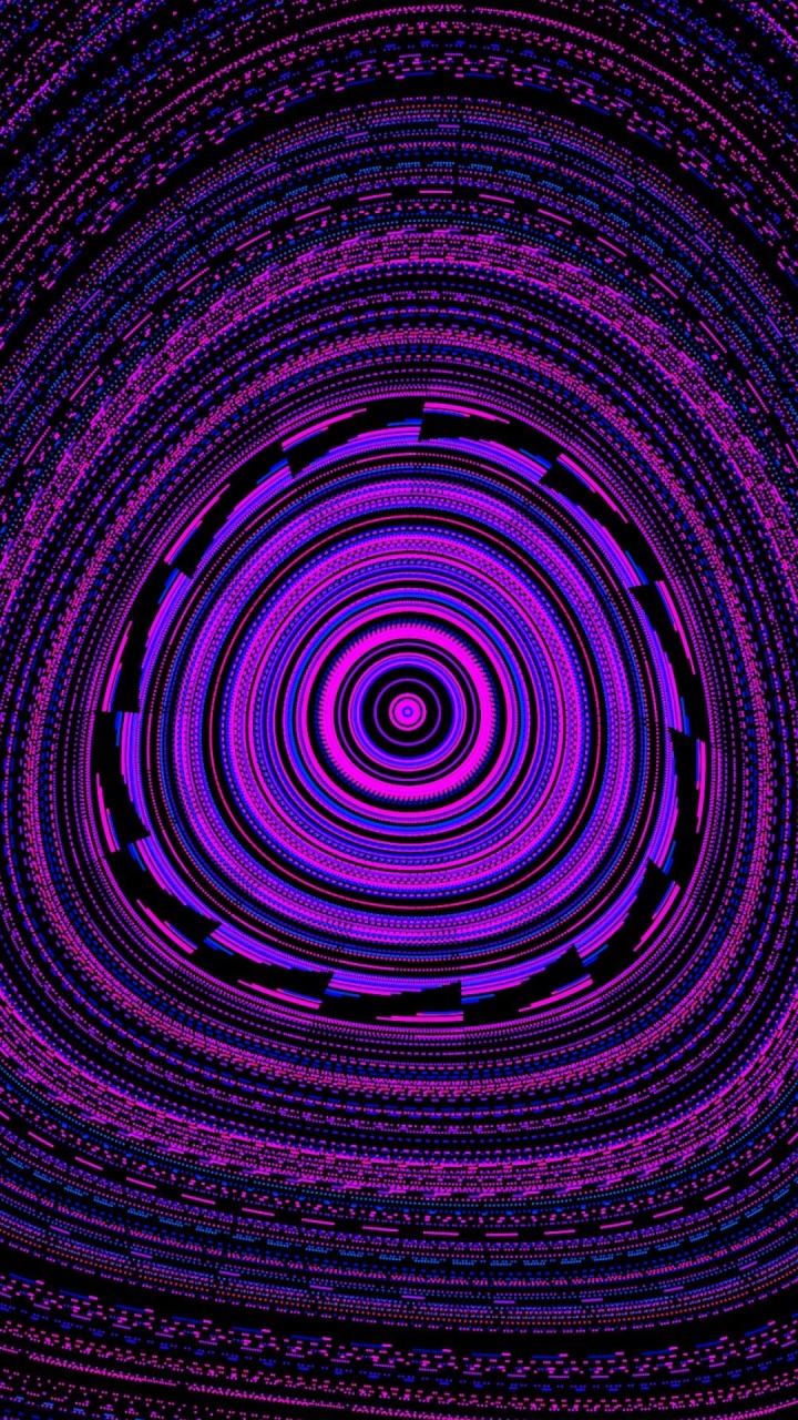 Обои круг, красочность, пурпур, Фиолетовый, розовый в разрешении 720x1280