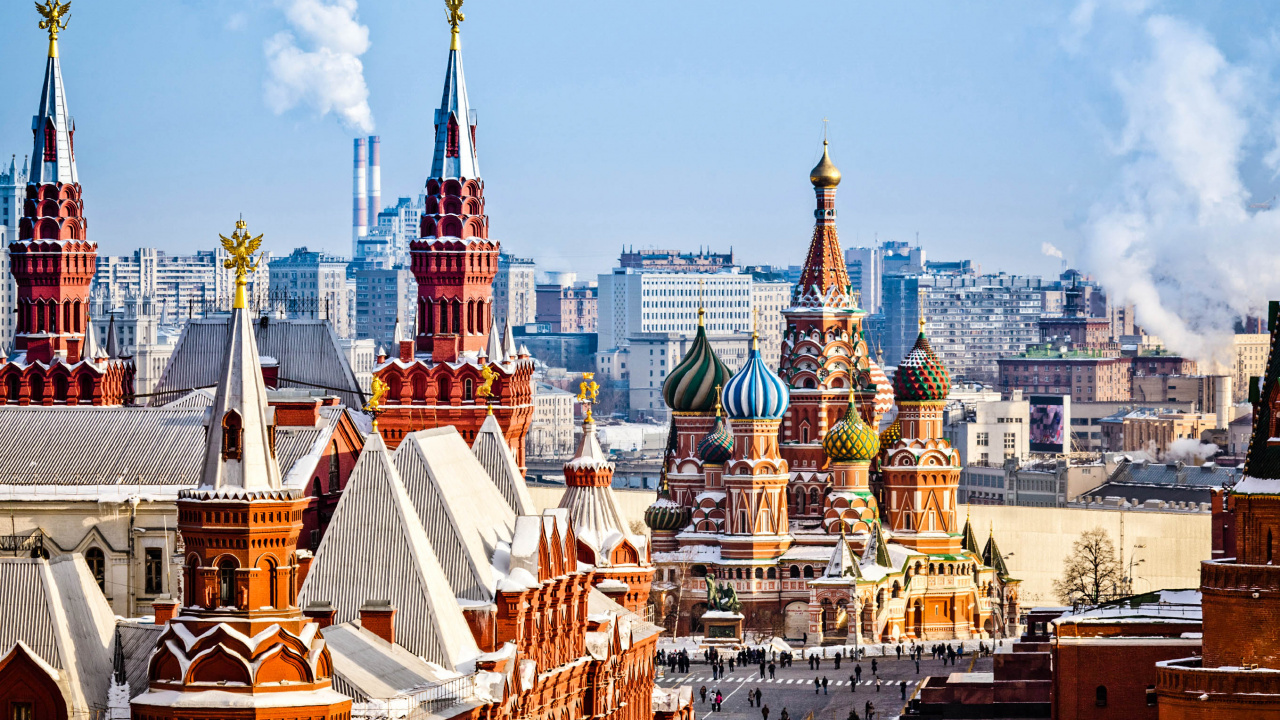 Обои ориентир, город, городской район, метрополия, городской пейзаж в разрешении 1280x720