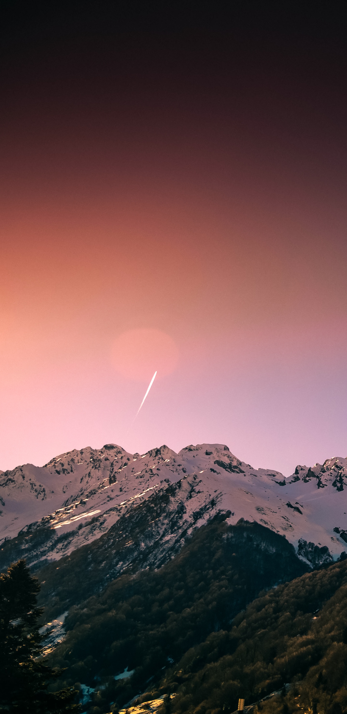 Обои природный ландшафт, природа, Давид и медведь, облако, атмосфера в разрешении 1440x2960