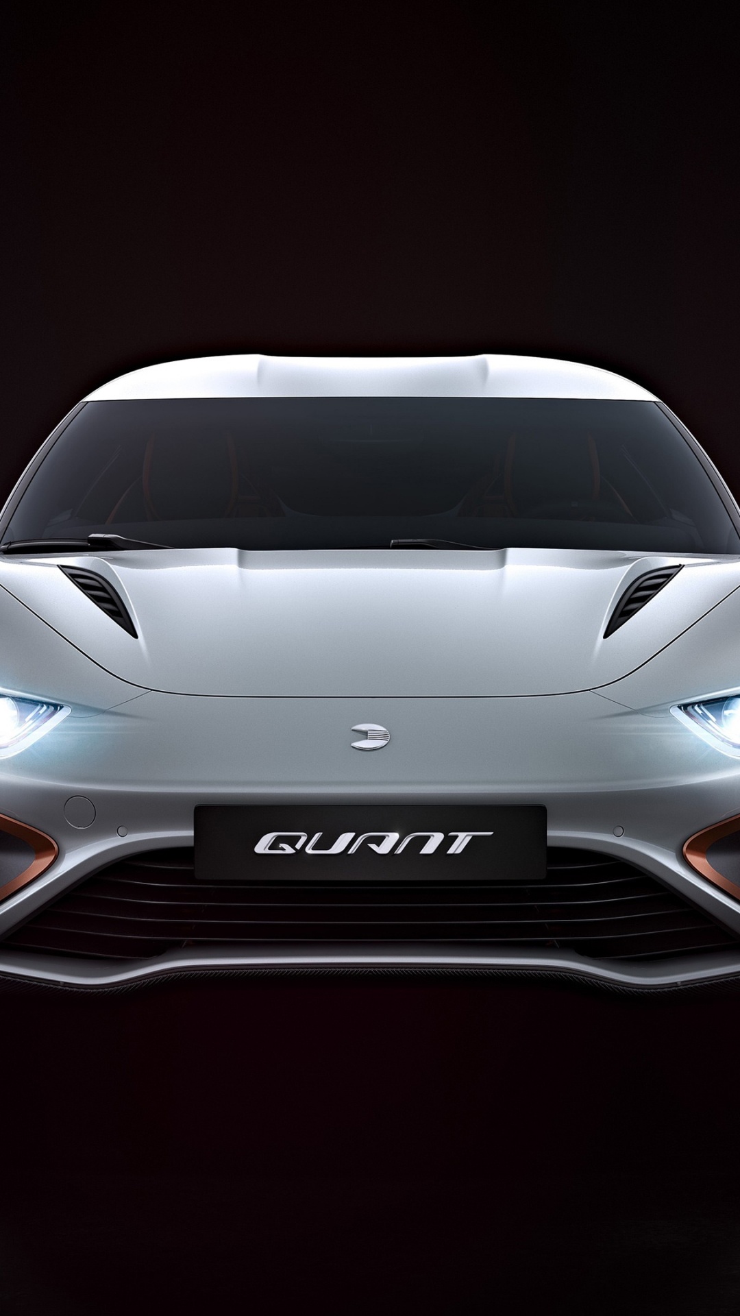 Обои электромобиль, спорткар, Король, нанопотоковая ячейка Quantino, нанопоток в разрешении 1080x1920