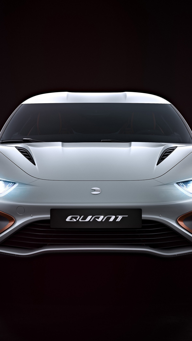 Обои электромобиль, спорткар, Король, нанопотоковая ячейка Quantino, нанопоток в разрешении 750x1334