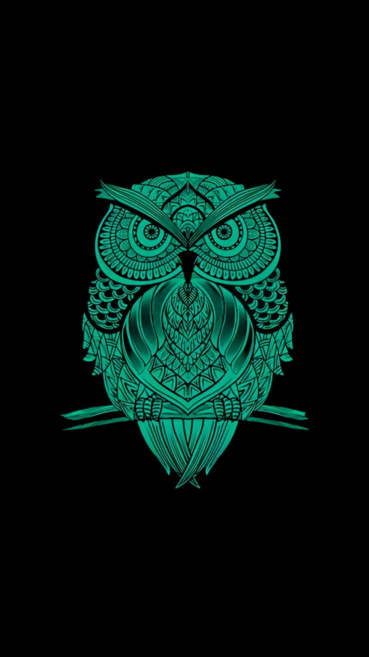 Обои визуальное искусство, дизайн, зеленый, чирок, кошачьих в разрешении 720x1280