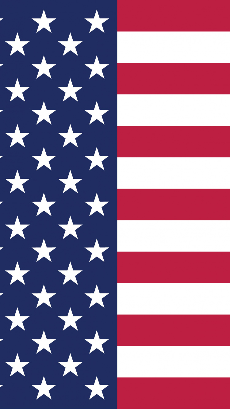 Обои флаг Соединенных Штатов, флаг, линия, узор, пурпурный цвет в разрешении 750x1334