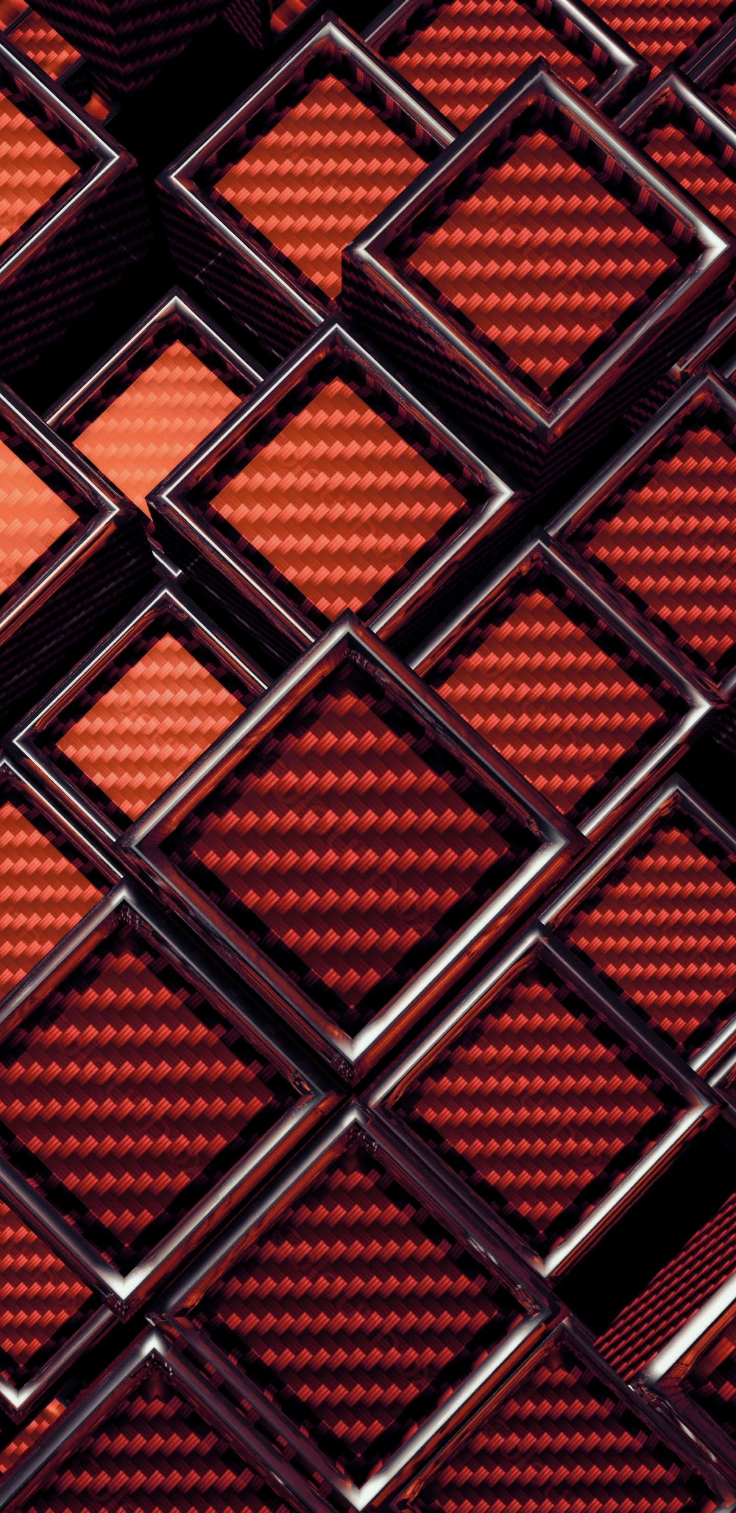 Обои красный цвет, узор, Апельсин, бордовые, коричневый цвет в разрешении 1440x2960