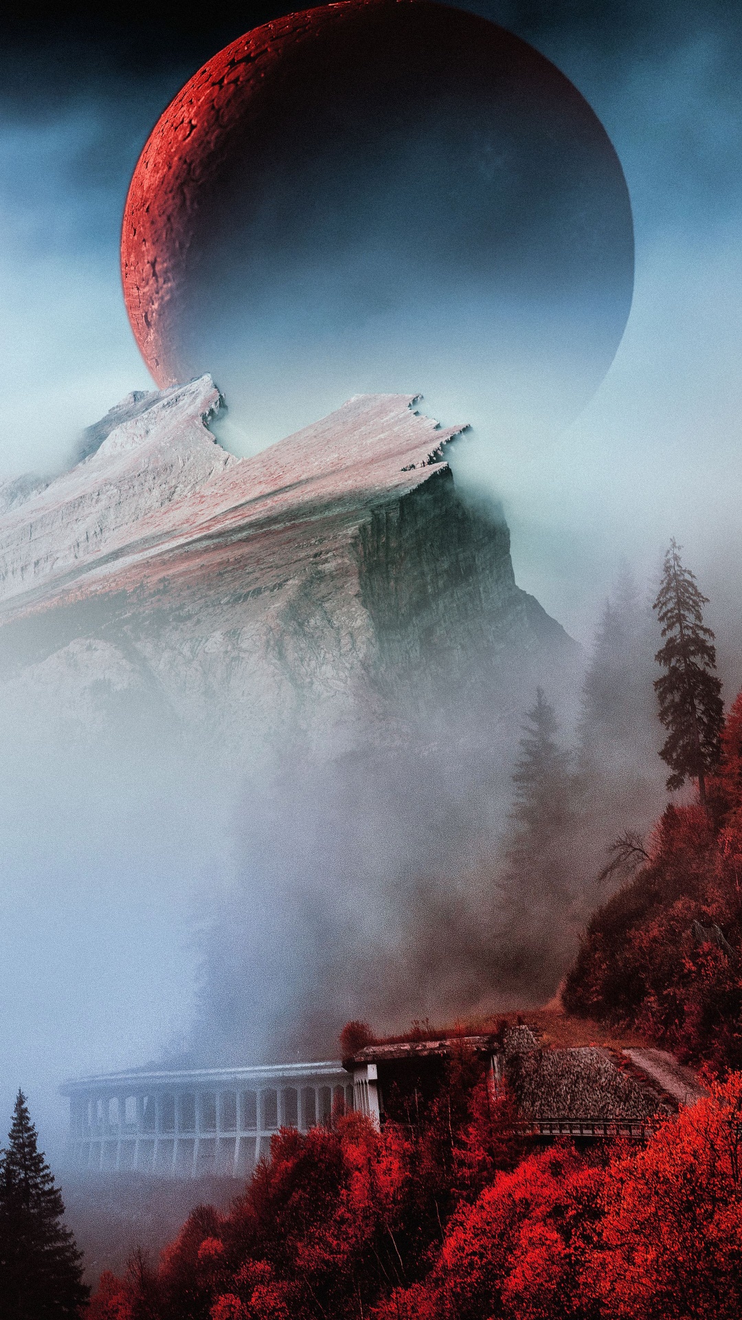 Обои арт, атмосфера, мир, облако, природа в разрешении 1080x1920