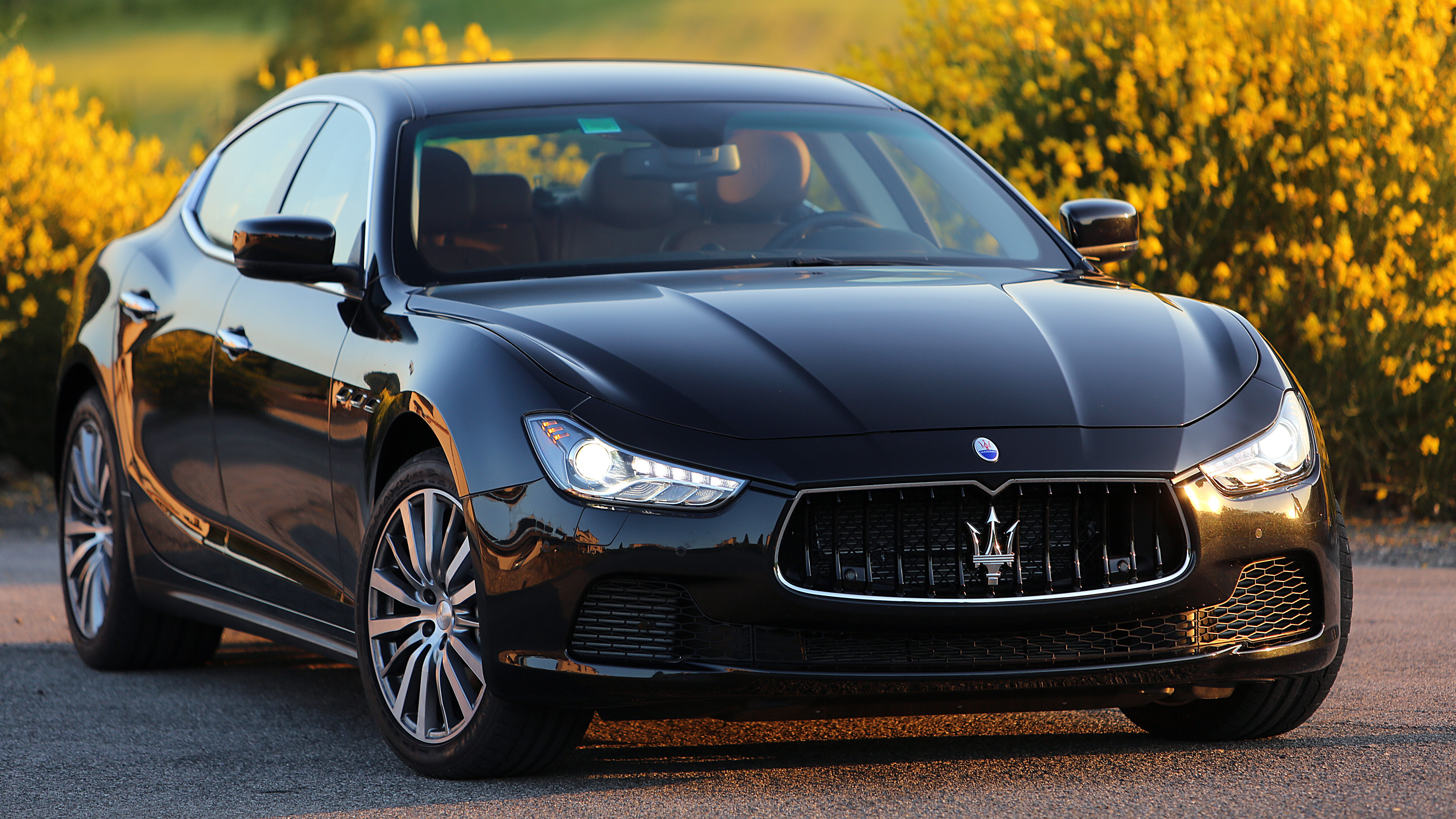 Обои Мазерати, авто, maserati quattroporte, спорткар, Мазерати Гибли в разрешении 3840x2160