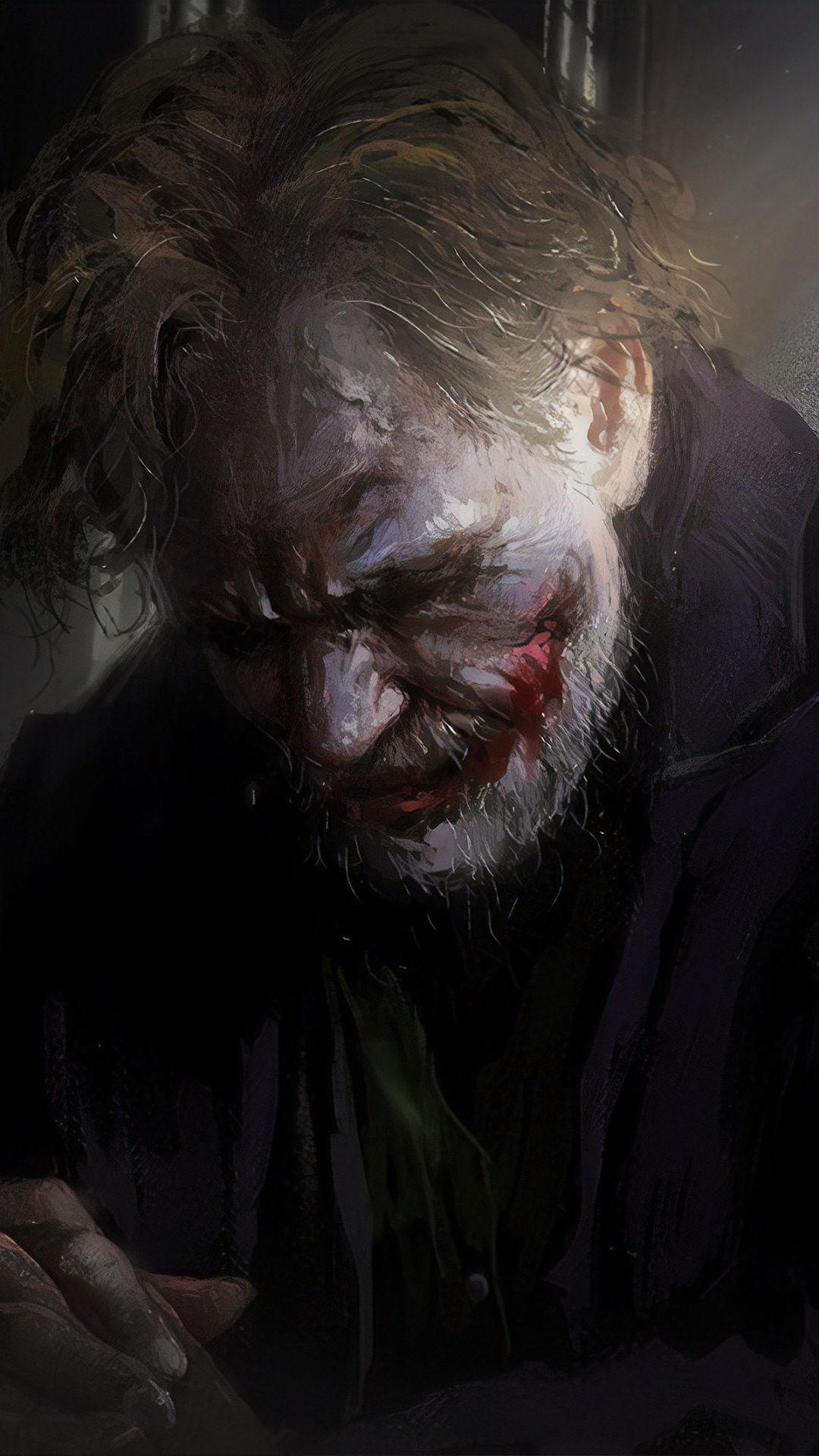 Обои Джокер, темнота, человек, фикция, песня в разрешении 1080x1920