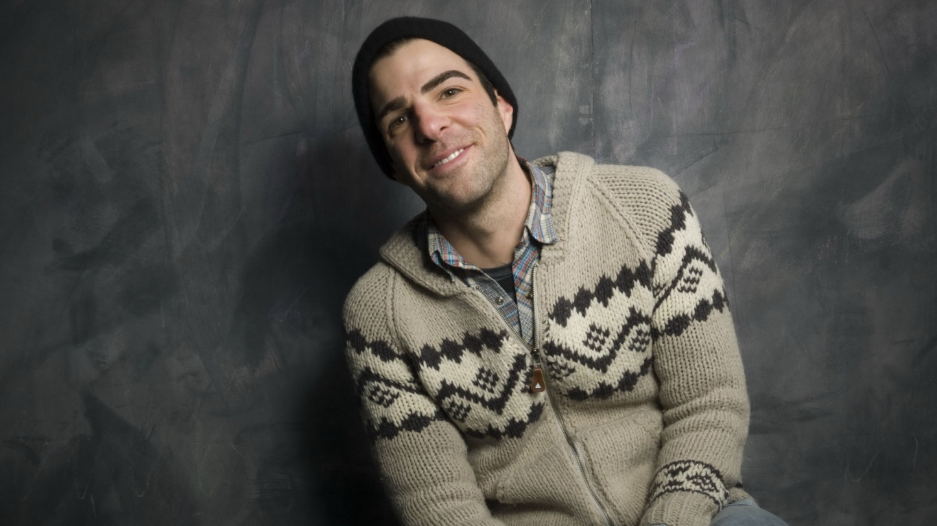 Обои Закари куинто, Спок, Звездный Путь, актер, портрет в разрешении 1366x768