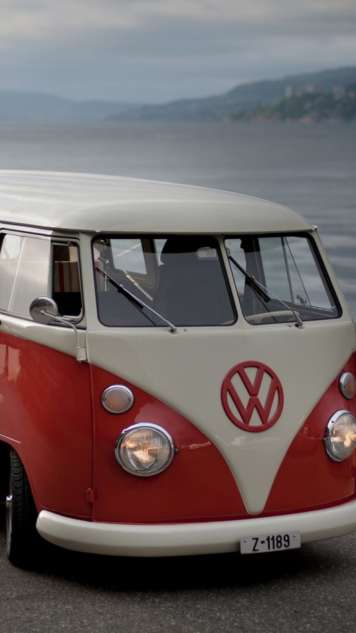 Обои volkswagen type 2, Фольксваген, фургон, авто, Фольксваген Транспортер в разрешении 720x1280
