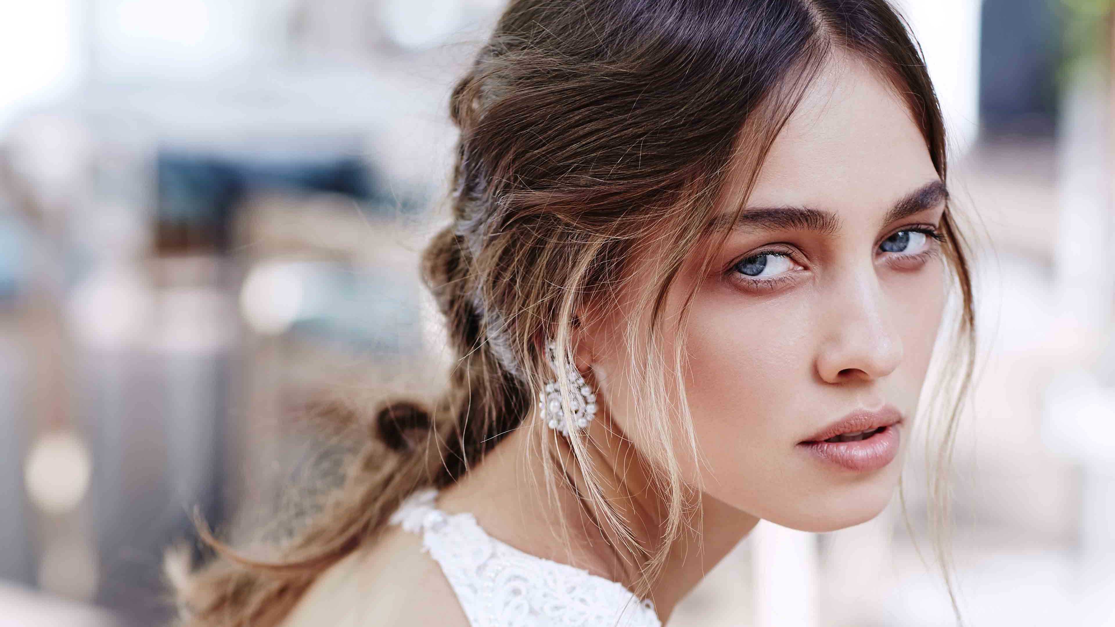 Обои волосы, лицо, бровь, прическа, кожа в разрешении 3840x2160