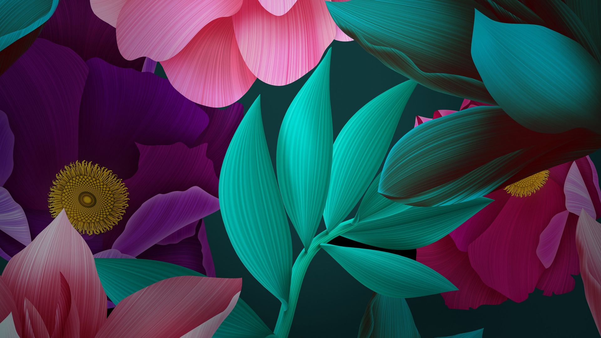 Обои Huawei, Huawei Mate, Huawei Mate 10, Huawei Mate 10 Pro, цветок в разрешении 1920x1080