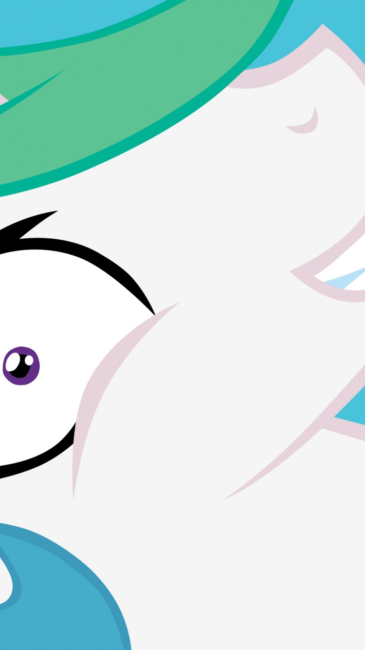 Обои принцесса селестия, пони, мультфильм, нос, млекопитающее в разрешении 750x1334