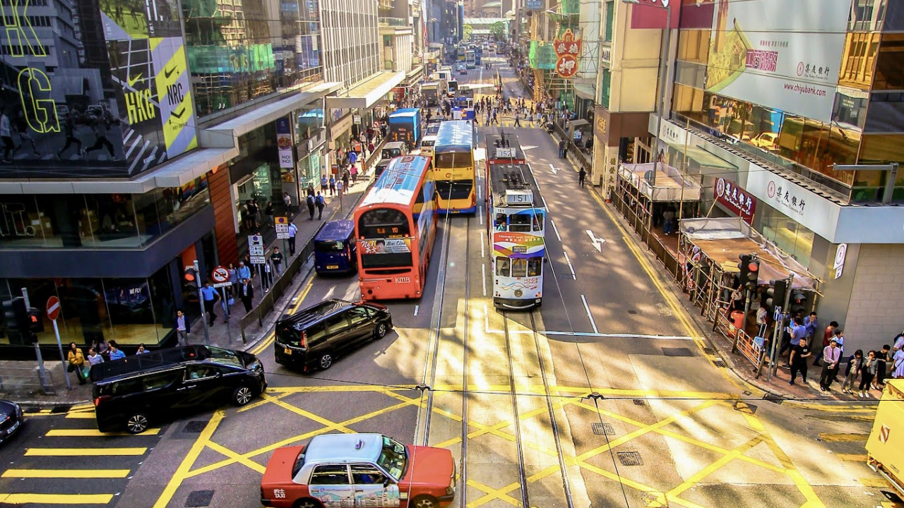 Обои города Гонконга, город, Япония, остров Гонконг, здание в разрешении 1280x720