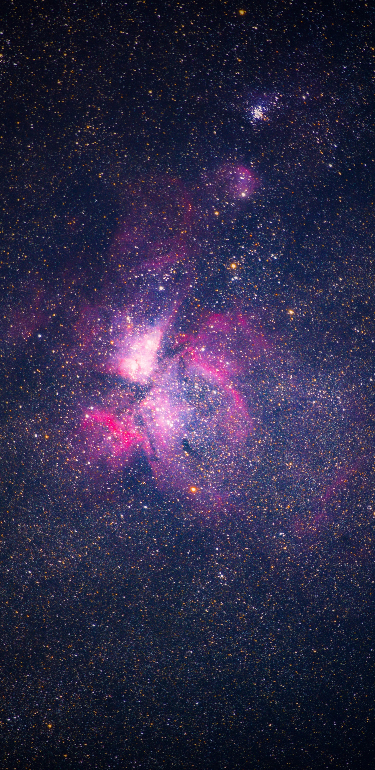 Обои туманность, Астрономия, звезда, Галактика, атмосфера в разрешении 1440x2960