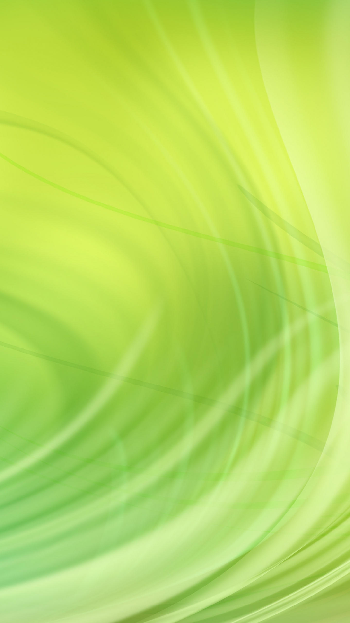 Обои зеленый, свет, желтый, круг, линия в разрешении 1440x2560