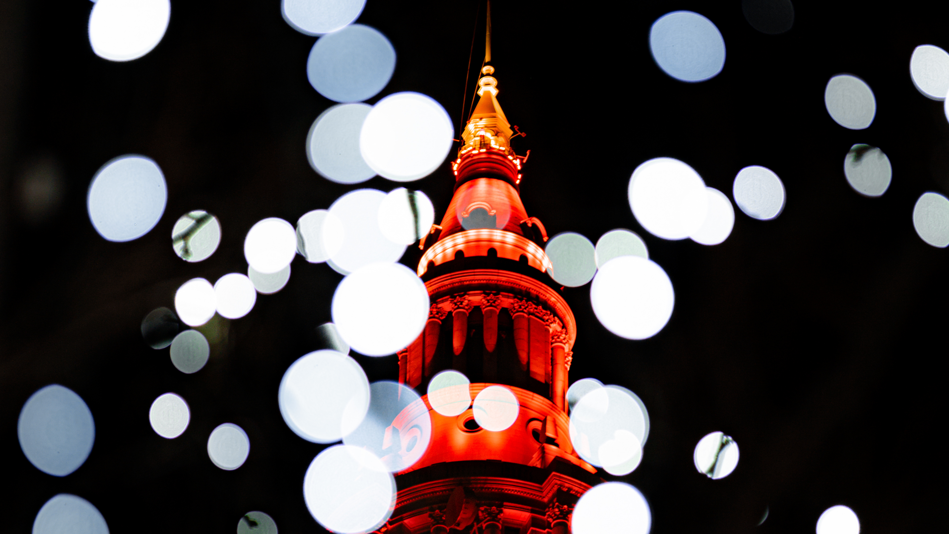 Обои дизайн интерьера, архитектура, красный цвет, дерево, узор в разрешении 3840x2160