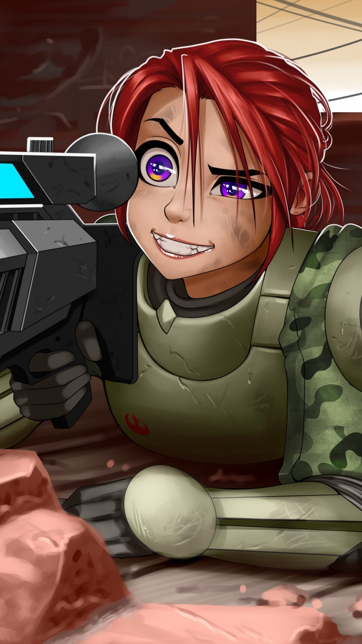 Обои мультфильм, аниме, иллюстрация, технологии, электроника в разрешении 720x1280