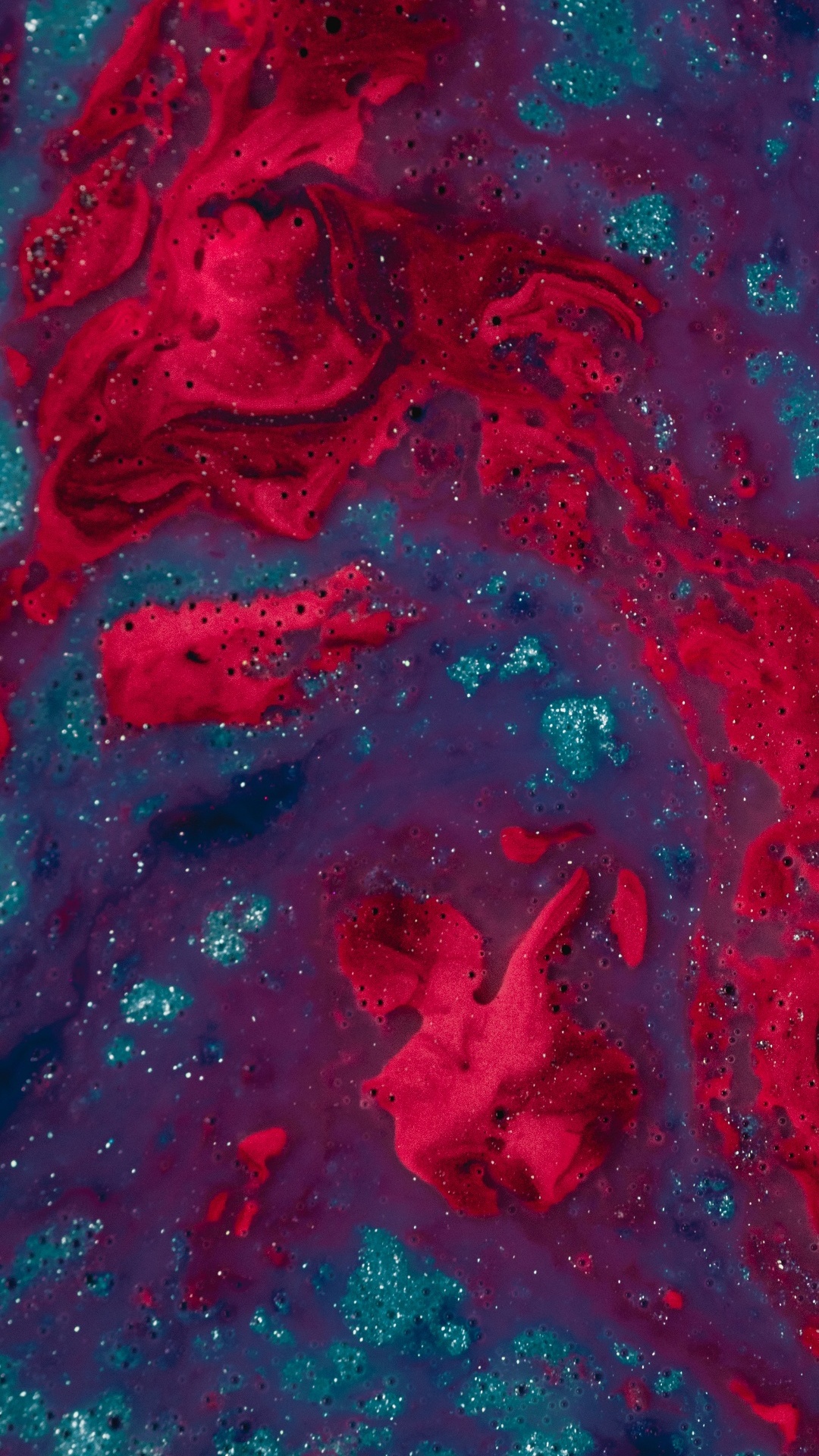 Обои вода, абстрактное искусство, живопись, визуальное искусство, жидкий в разрешении 1080x1920