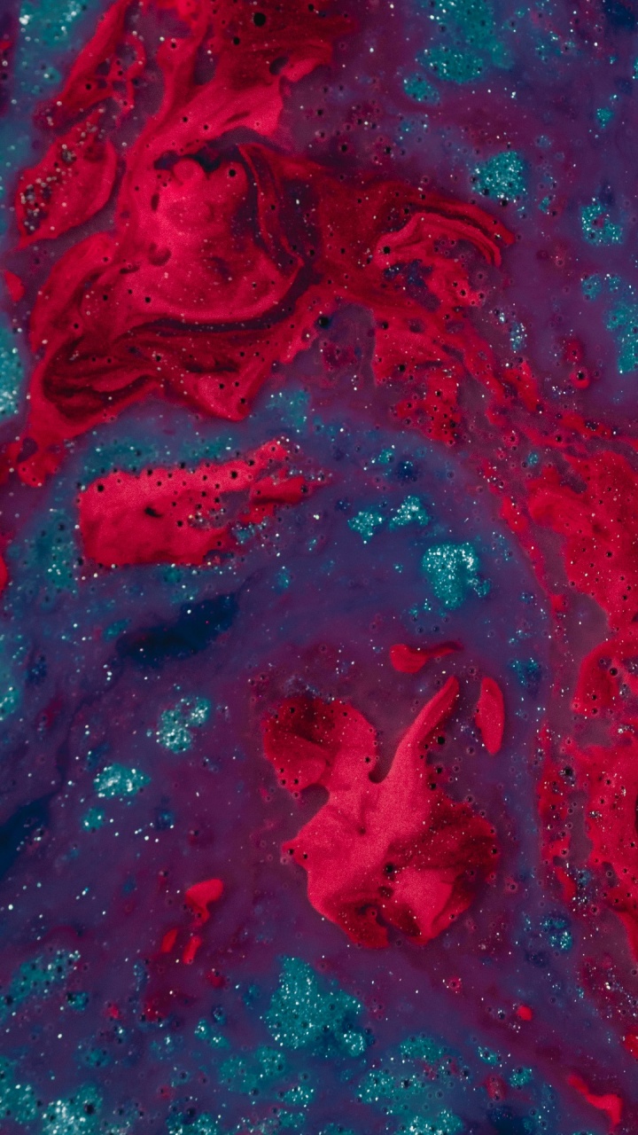 Обои вода, абстрактное искусство, живопись, визуальное искусство, жидкий в разрешении 720x1280