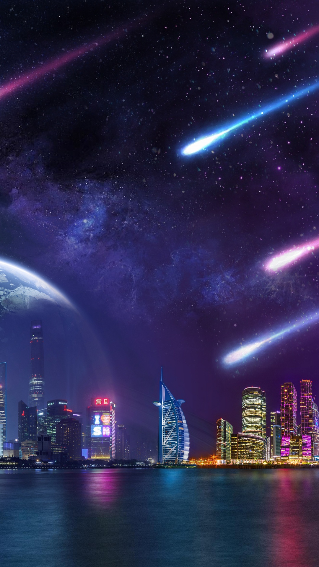 Обои здание, атмосфера, небоскреб, мир, свет в разрешении 1080x1920