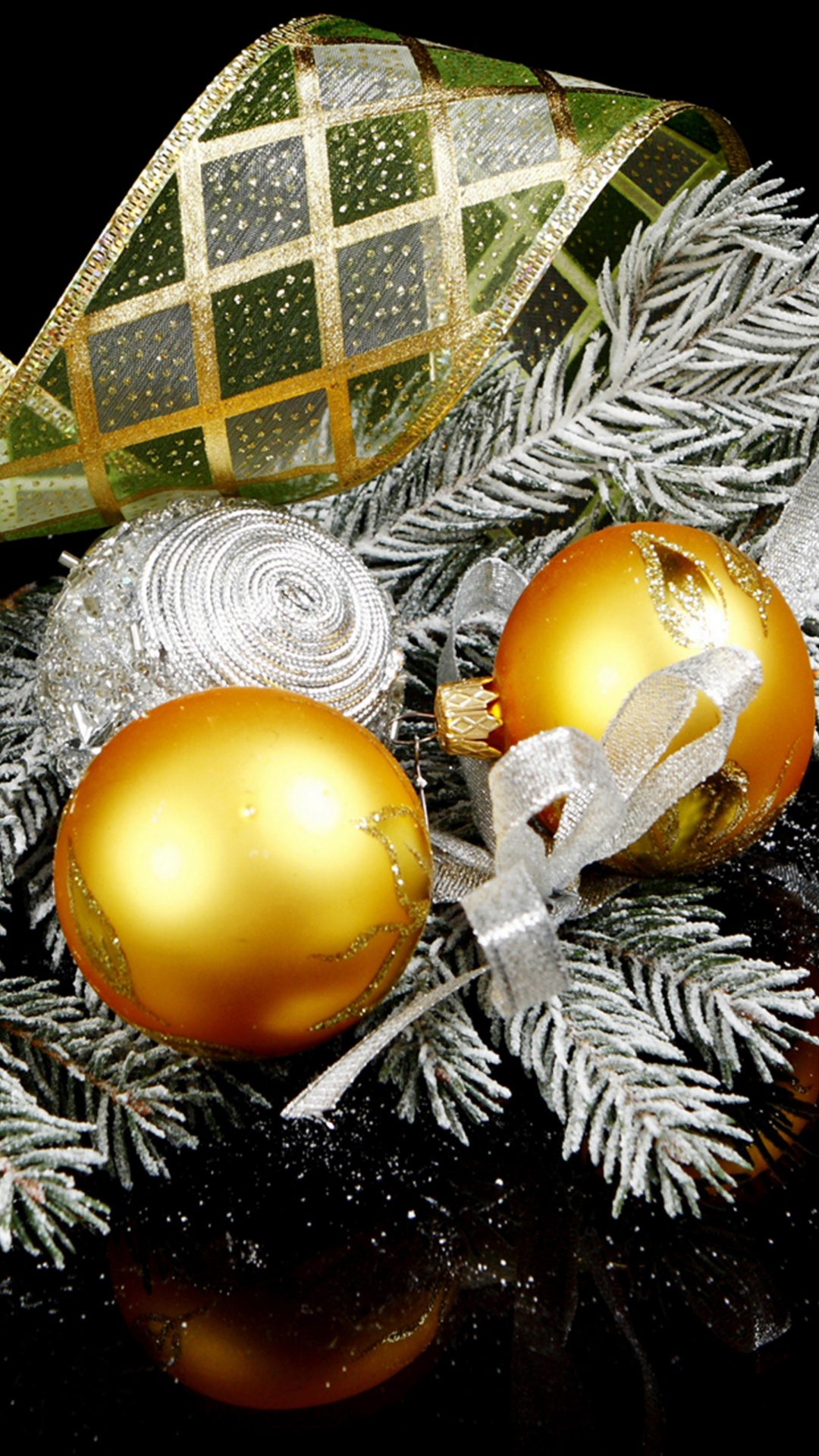 Обои Рождественский день, Новый год, праздник, рождественский орнамент, Рождественские украшения в разрешении 1080x1920