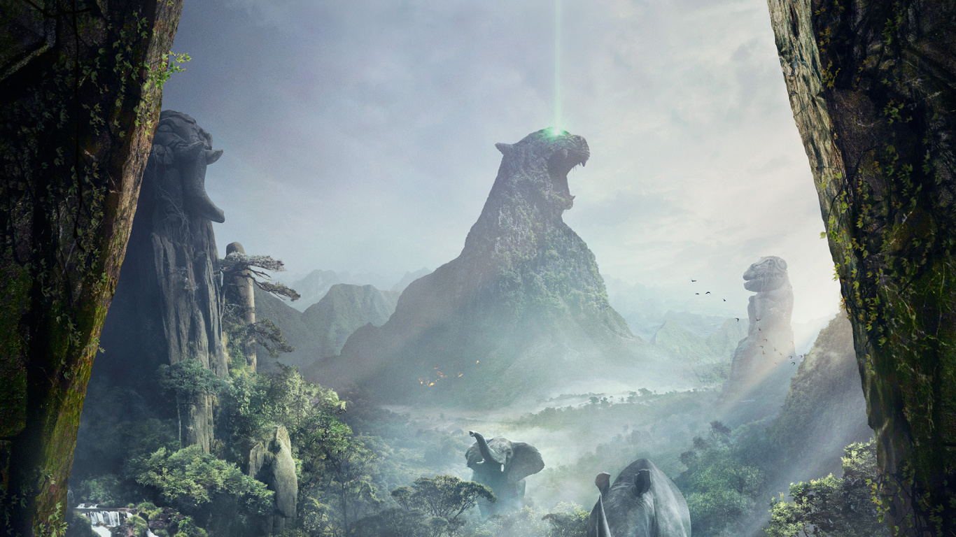 Обои растение, гора, мир, облако, природа в разрешении 1366x768