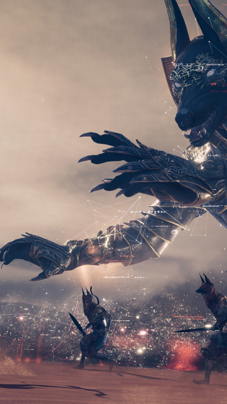 Обои assassins creed origins, ubisoft, playstation 4, ассассинс Крид братство, видеоигра в разрешении 750x1334