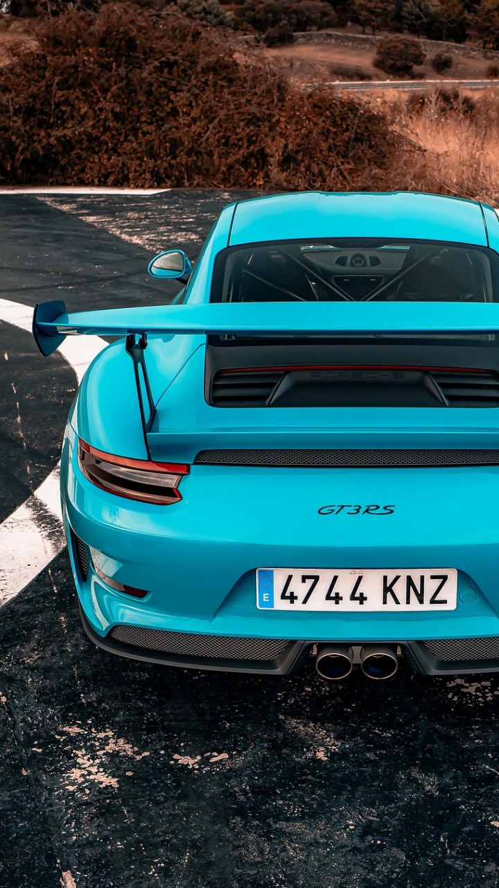 Обои porsche 911 gt3, легковые автомобили, компактный автомобиль, бампер, Порше в разрешении 720x1280