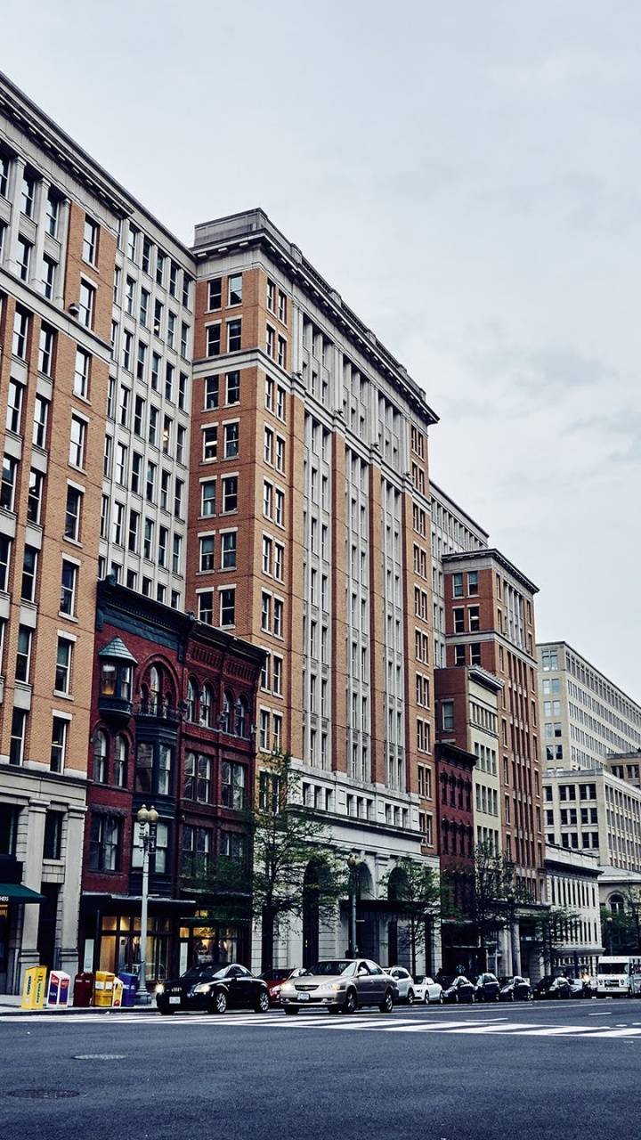 Обои Вашингтон, НьюЙорк, город, здание, дневное время в разрешении 720x1280