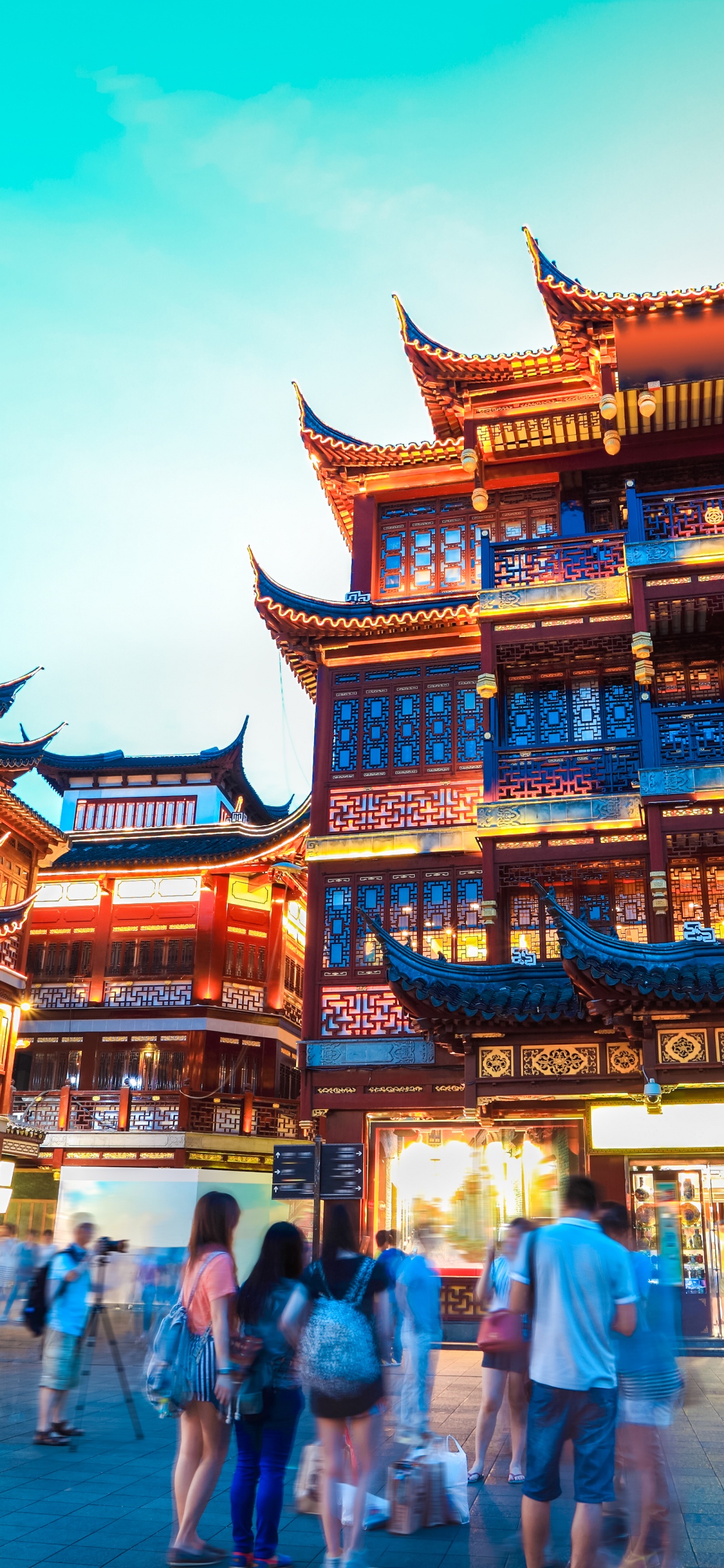 Обои Китай тур, путешествие, туризм, китайская архитектура, ориентир в разрешении 1242x2688