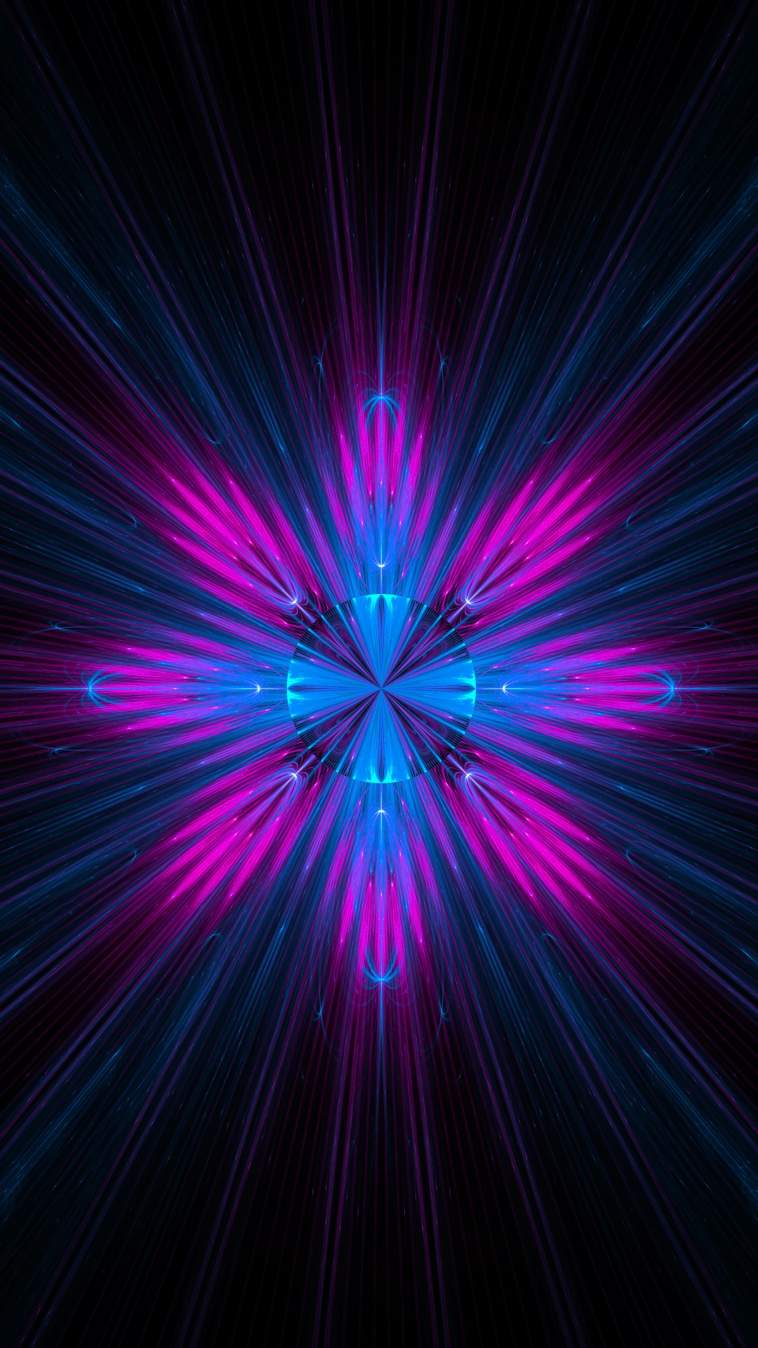 Обои пурпур, аура, электрик, узор, свет в разрешении 1080x1920