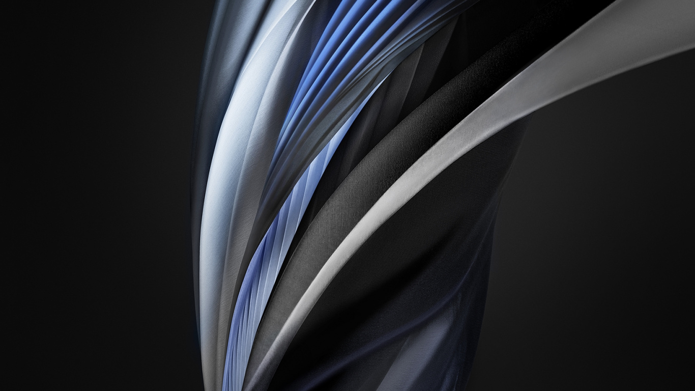 Обои яблоко, ios, смартфон, темнота, черный в разрешении 1366x768