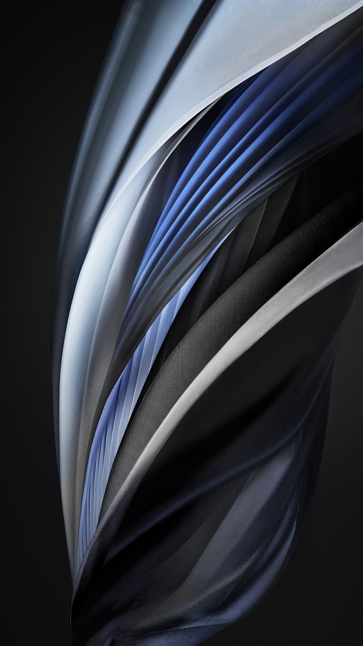 Обои яблоко, ios, смартфон, темнота, черный в разрешении 720x1280