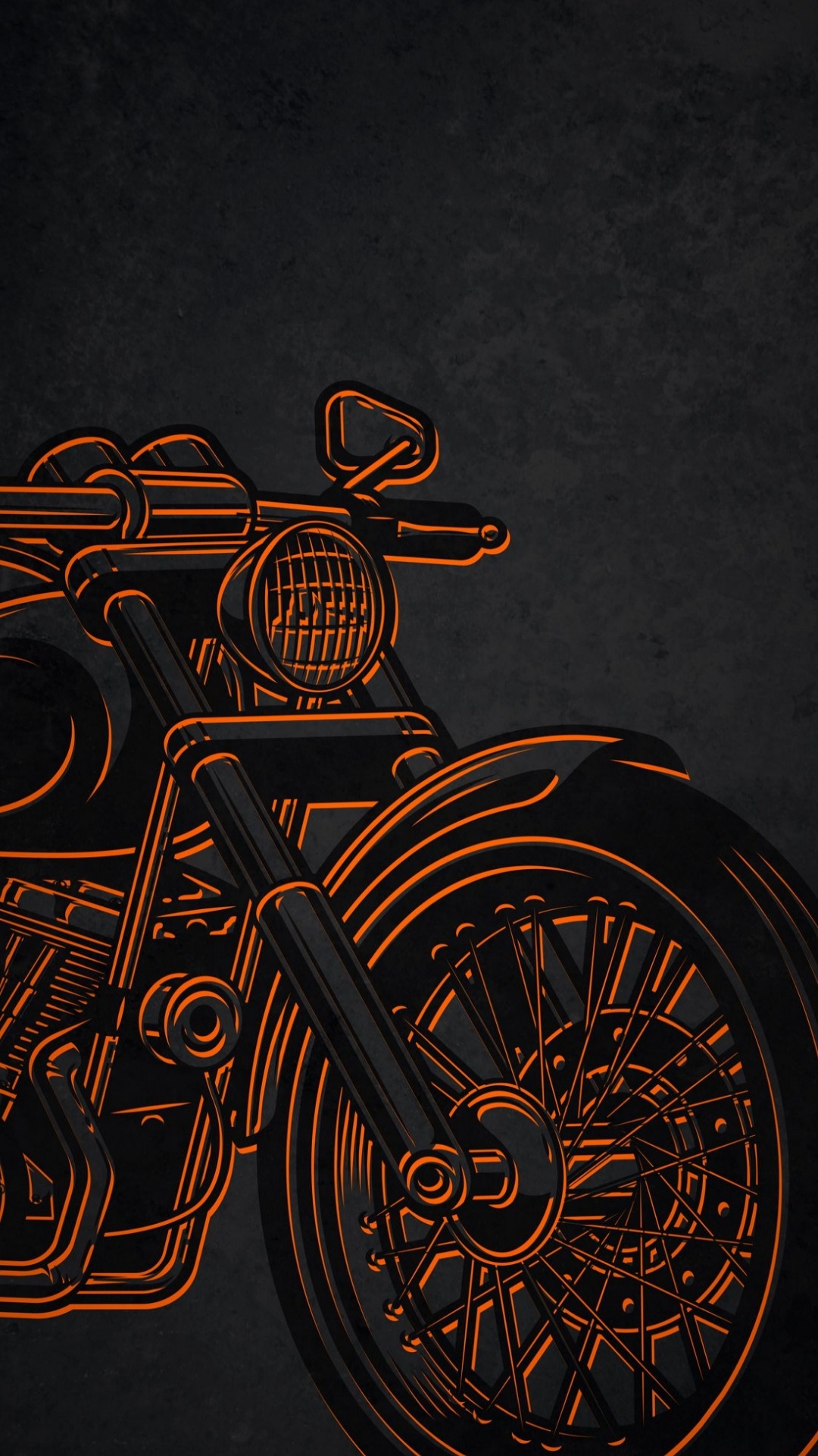 Обои темнота, шина, колесо, велосипедная шина, велосипед в разрешении 1080x1920