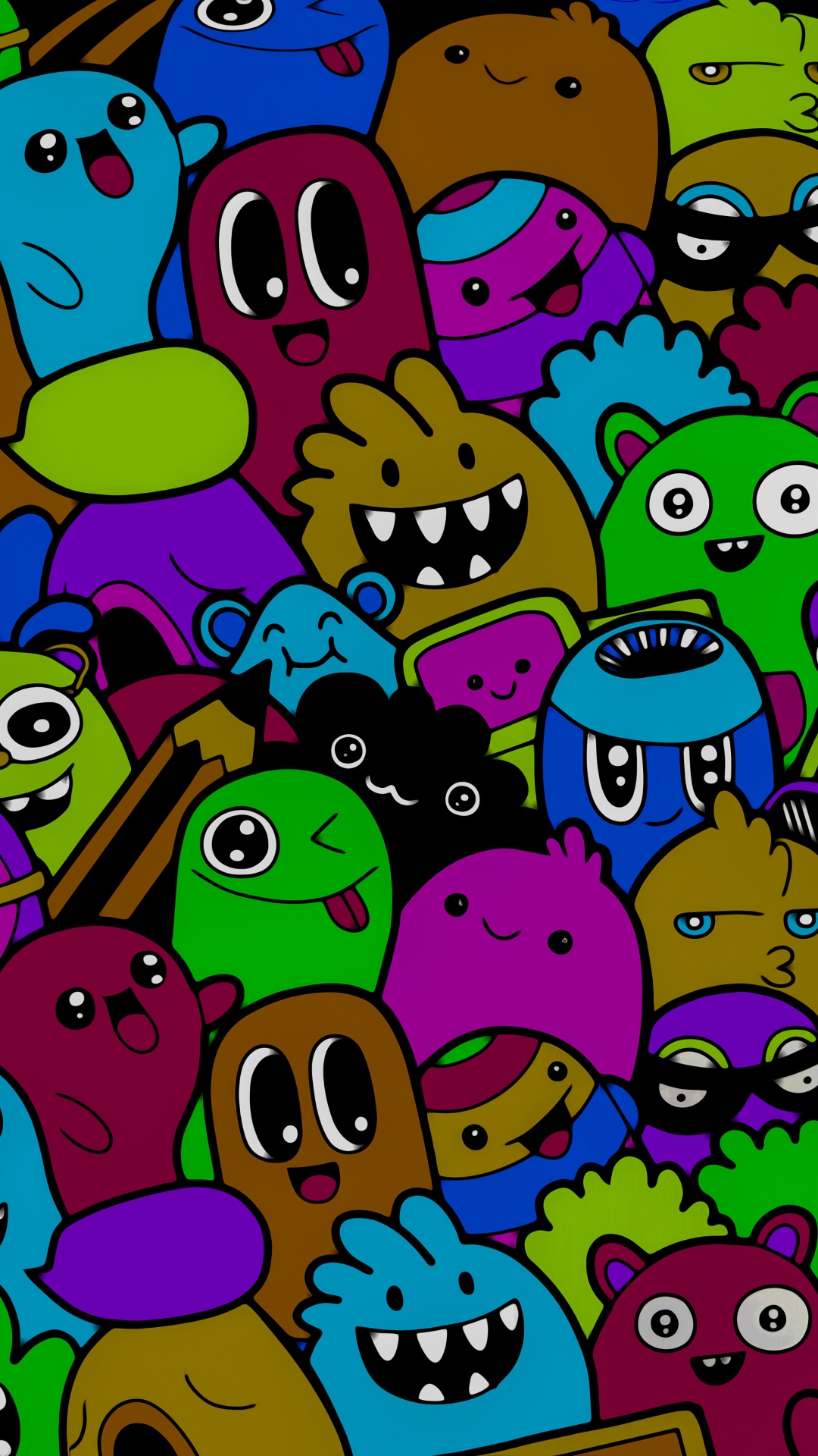 Обои мультфильм, визуальное искусство, дизайн, белые, ткань в разрешении 1080x1920