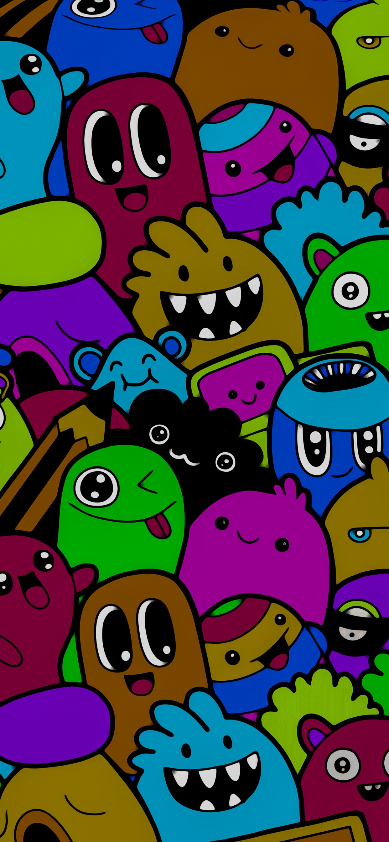 Обои мультфильм, визуальное искусство, дизайн, белые, ткань в разрешении 1242x2688