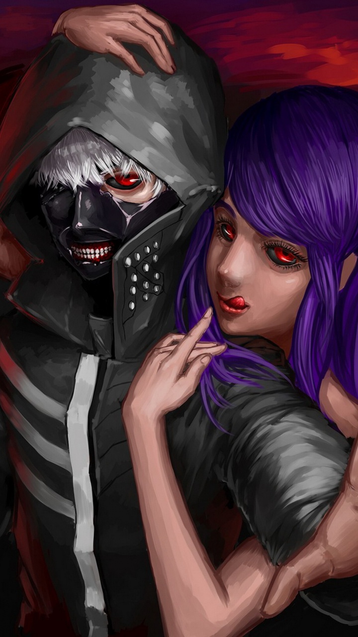 Обои Кен kaneki, Токио вурдалак, аниме, темнота, субкультуры в разрешении 720x1280