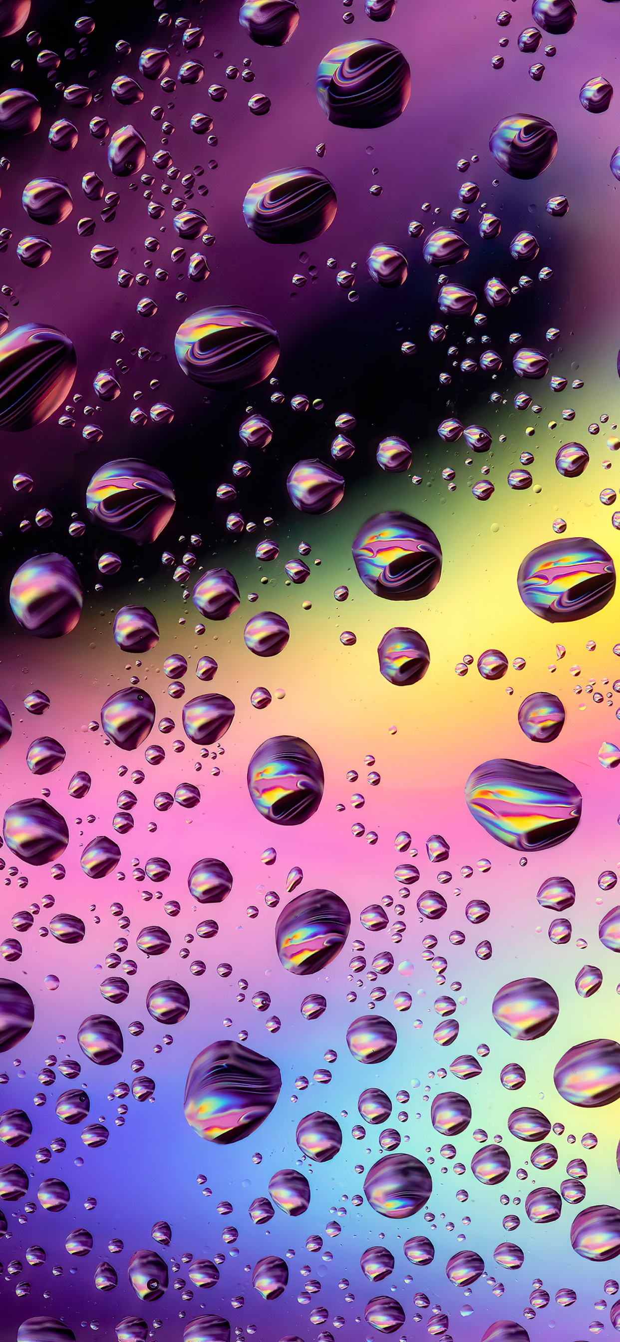 Обои свет, вода, падение, бумага, красочность в разрешении 1242x2688