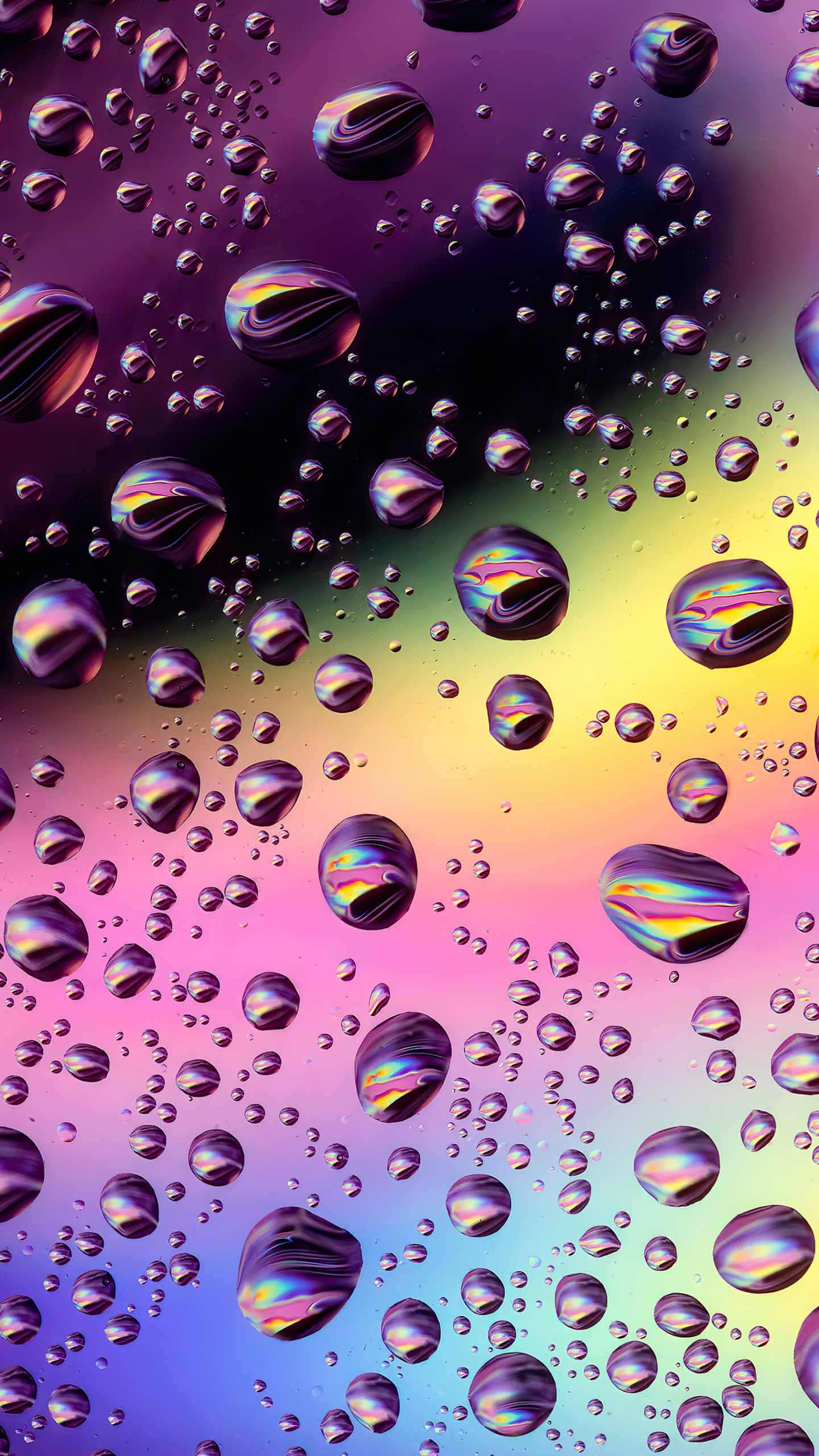 Обои свет, вода, падение, бумага, красочность в разрешении 1440x2560