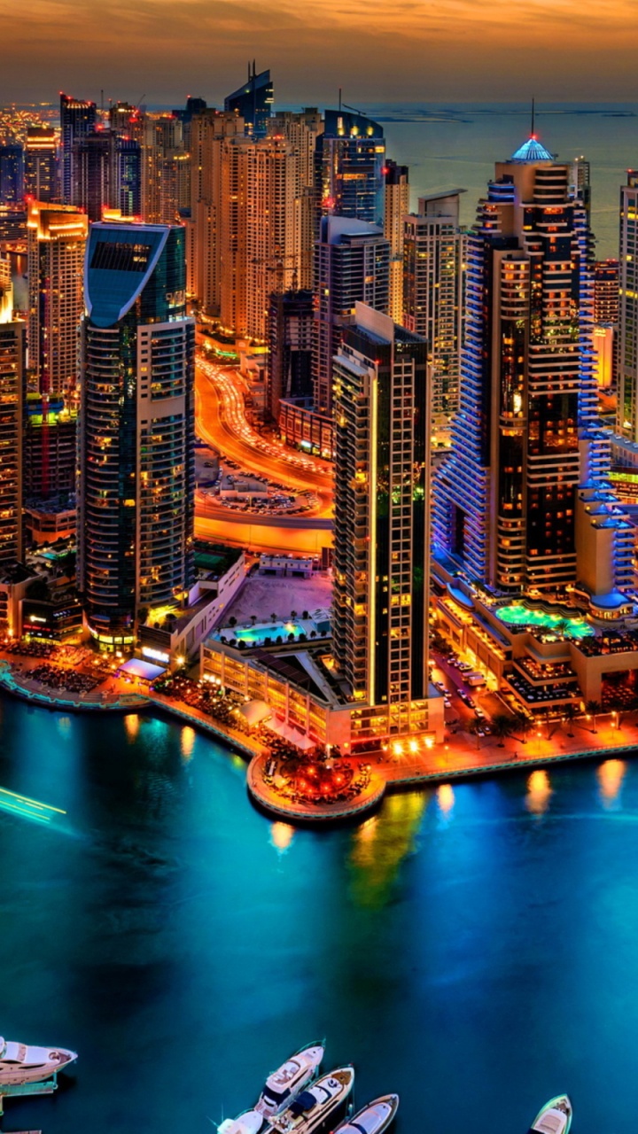 Обои городской пейзаж, город, метрополия, городской район, небоскреб в разрешении 720x1280