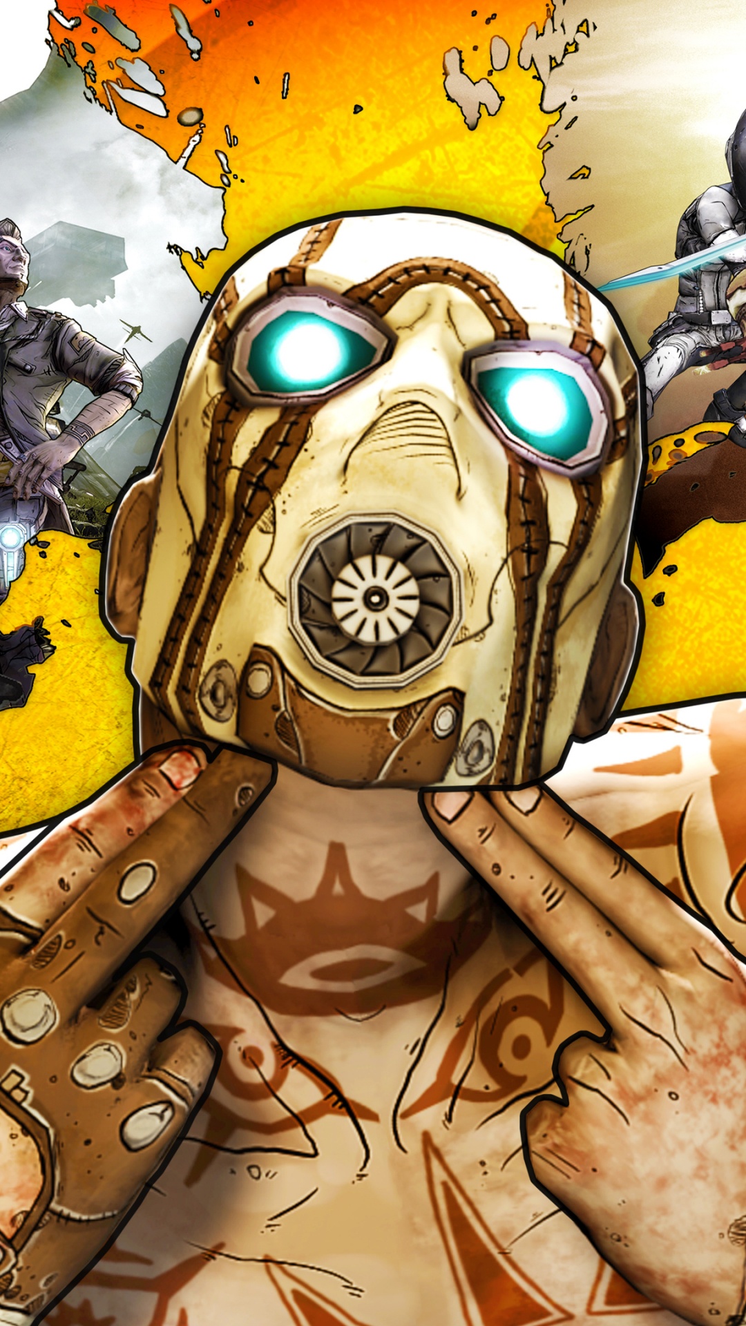 Обои фикция, арт, В Borderlands Красивый Коллекция, комиксы, Пограничье  Предварительно Сиквел на телефон Android, 1080x1920 картинки и фото  бесплатно