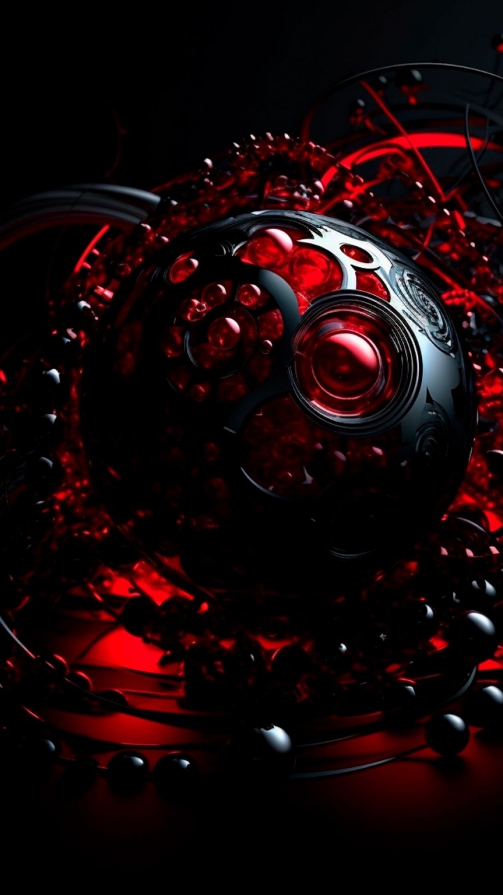 Обои визуальное искусство, графический дизайн, арт, сфера, жидкий в разрешении 720x1280