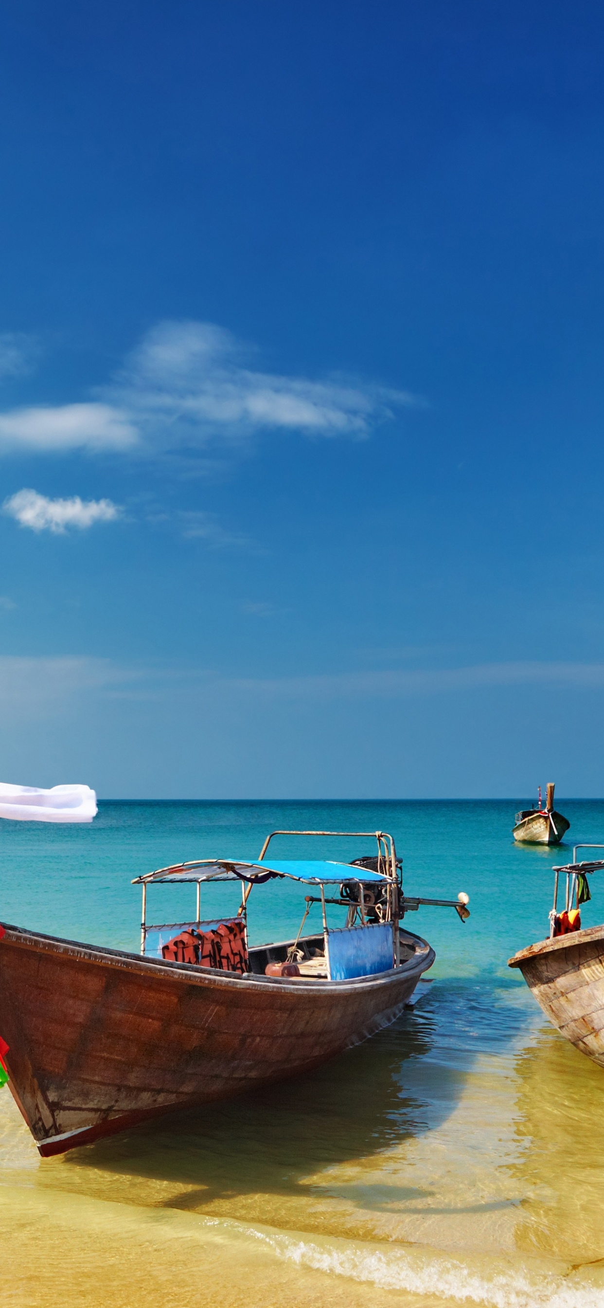 Обои пляж, море, океан, берег, небо в разрешении 1242x2688