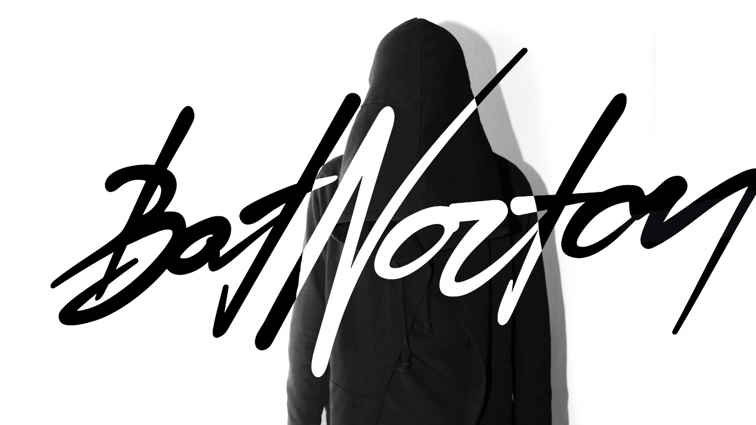 Обои одежда, марка, лого, монохромный, черный и белый в разрешении 2560x1440