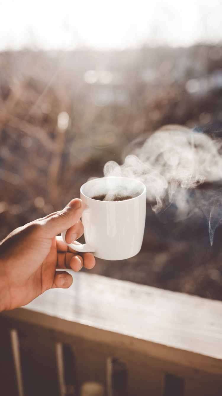 Обои кофе, кофейная чашка, кружка, чай, чашка в разрешении 750x1334