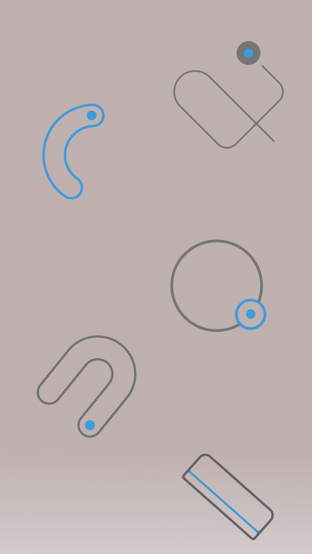 Обои Google, Google Pixel 4, дизайн, круг, рисование в разрешении 1080x1920