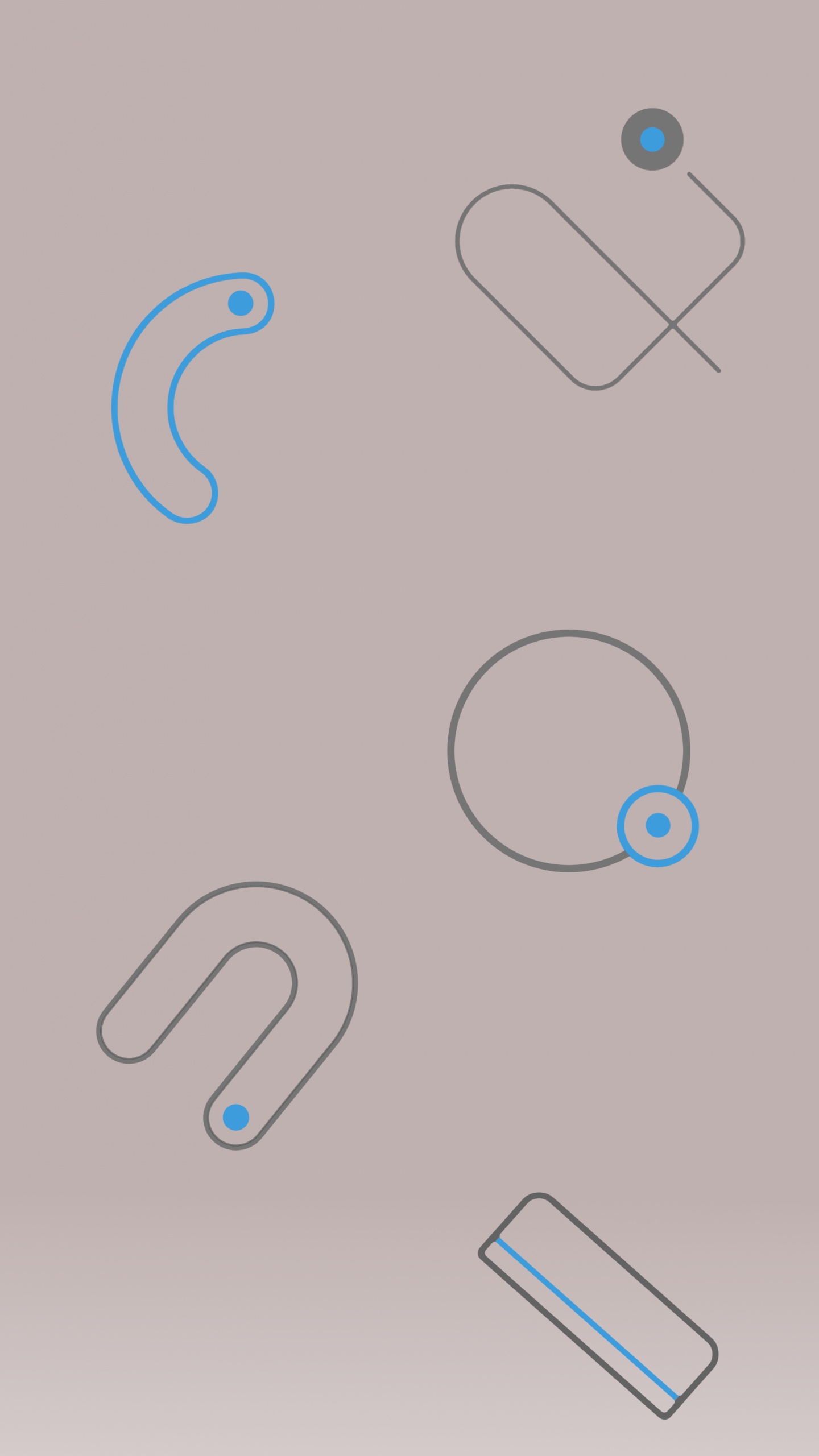 Обои Google, Google Pixel 4, дизайн, круг, рисование в разрешении 1440x2560