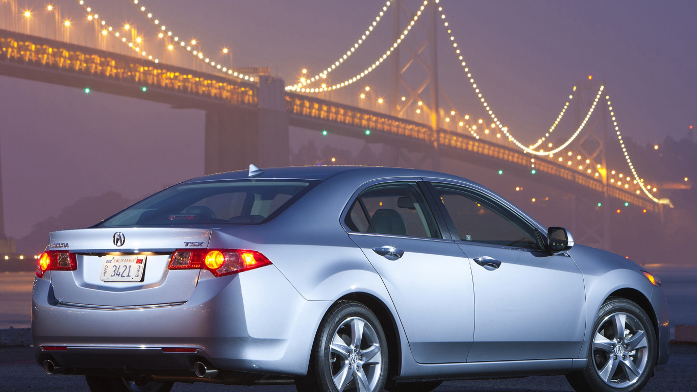Обои акура, универсал, Хонда, наземный транспорт, акуры TSX в разрешении 1366x768
